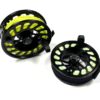 Orvis Mach VI Large Arbor 4.5″ Salmon Fly Reel Black Finish & Spare Spool With Lines