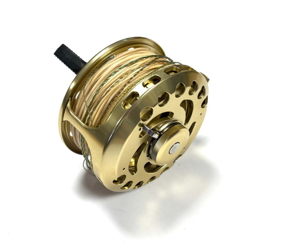   Orvis Vortex 9/10 Large Arbor Salmon Fly Reel 4″ With Spare Spool & Pouch