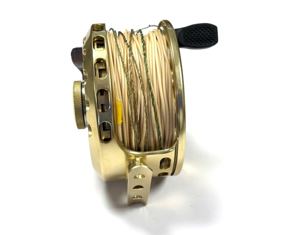   Orvis Vortex 9/10 Large Arbor Salmon Fly Reel 4″ With Spare Spool & Pouch