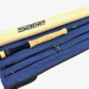 Sage RPLXi 890-3 Graphite III 9′ line #8 Three Piece Trout Fly Rod With Bag & Case