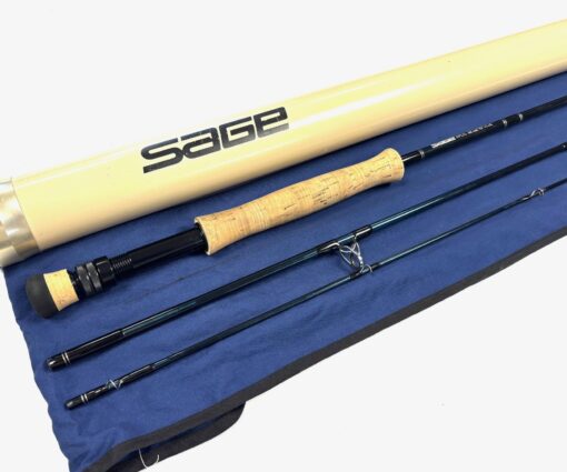   Sage RPLXi 890-3 Graphite III 9′ line #8 Three Piece Trout Fly Rod With Bag & Case