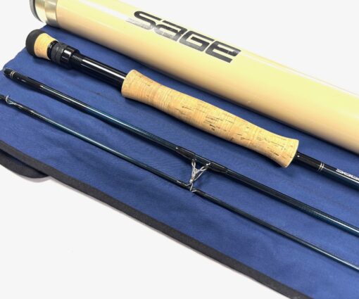   Sage RPLXi 890-3 Graphite III 9′ line #8 Three Piece Trout Fly Rod With Bag & Case