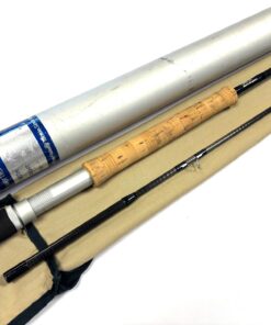   Orvis Boron Graphite Powerflex 9' 6" 3 piece graphite fly rod #12 with bag and tube