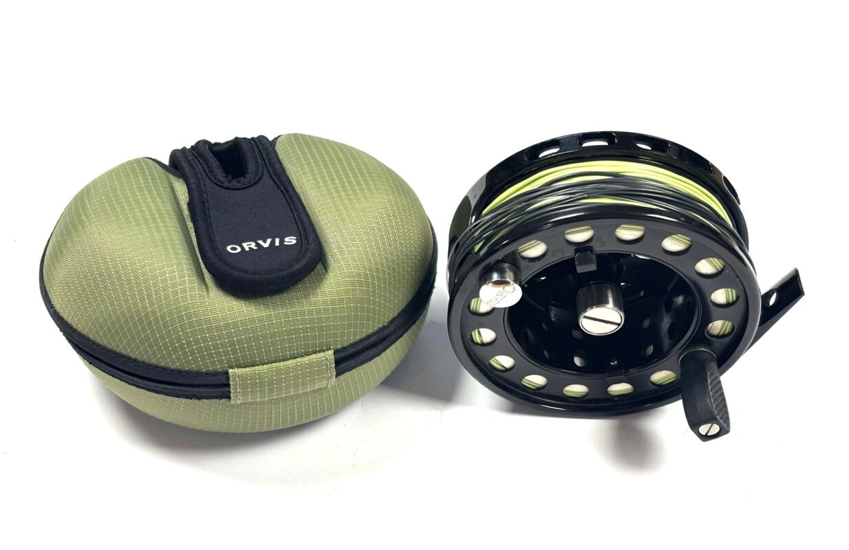 Orvis Vortex 7/8 Large Arbor Salmon Fly Reel 4″ With Shell Case