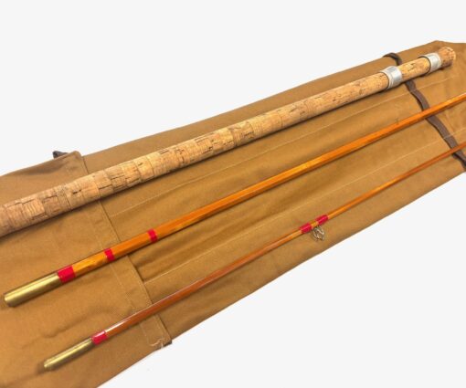   Chapman of Ware 500 10’ 2 Piece Split Cane Avon Rod With Bag