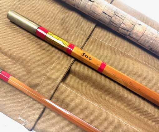   Chapman of Ware 500 10’ 2 Piece Split Cane Avon Rod With Bag