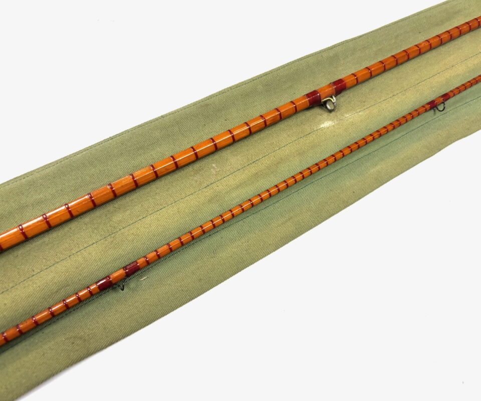   Hardy The Pope 10’ 2 Piece Palakona Cane Fly Rod Trout With Green Bag