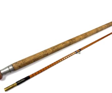   B James & Son London Richard Walker Mk4 Avon 10′ 2pce split cane rod in fine condition with bag