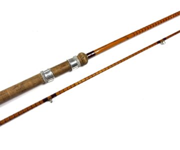   B James & Son London Richard Walker Mk4 Avon 10′ 2pce split cane rod in fine condition with bag