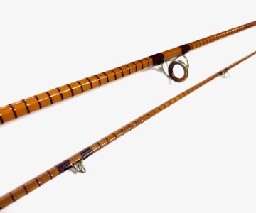   B James & Son London Richard Walker Mk4 Avon 10′ 2pce split cane rod in fine condition with bag