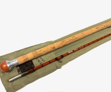   Hardy JJH Spinning Palakona split cane 10' two piece split cane rod with bag