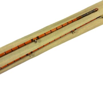   Hardy JJH Spinning Palakona split cane 10' two piece split cane rod with bag