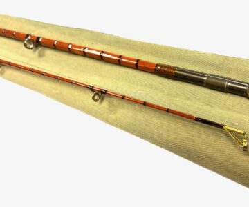   Hardy JJH Spinning Palakona split cane 10' two piece split cane rod with bag