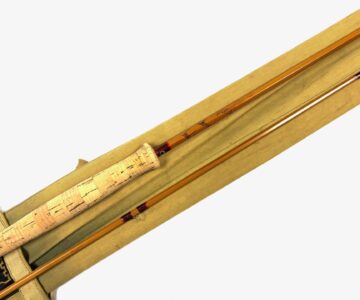   Hardy JJH Triumph Palakona Cane 8’ 9″ Two Piece Split Cane Trout Fly Rod #6 With Bag Fine