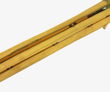   Hardy JJH Triumph Palakona Cane 8’ 9″ Two Piece Split Cane Trout Fly Rod #6 With Bag Fine