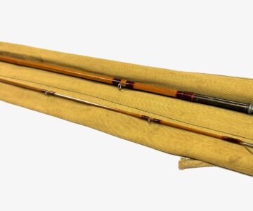   Hardy JJH Triumph Palakona Cane 8’ 9″ Two Piece Split Cane Trout Fly Rod #6 With Bag Fine