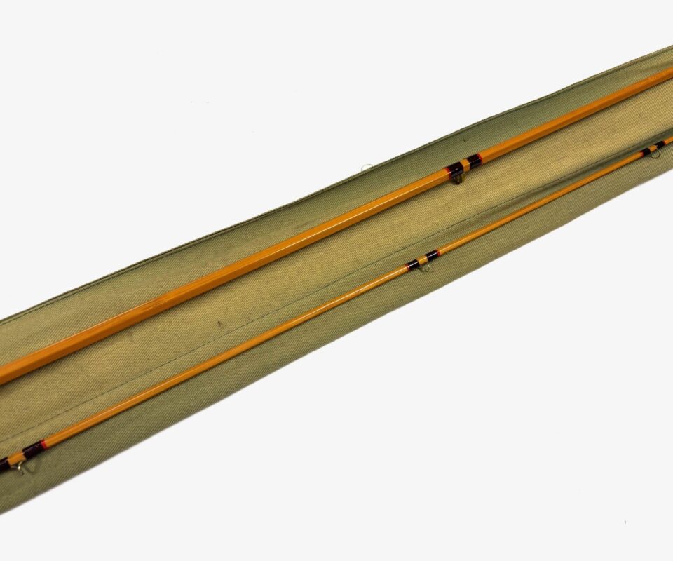   Hardy JJH Triumph Palakona split cane 8’9″ two piece split cane trout fly rod #6 Superb