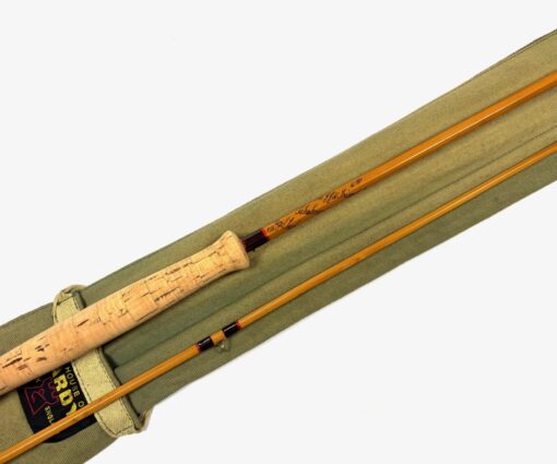   Hardy JJH Triumph Palakona split cane 8’9″ two piece split cane trout fly rod #6 Superb