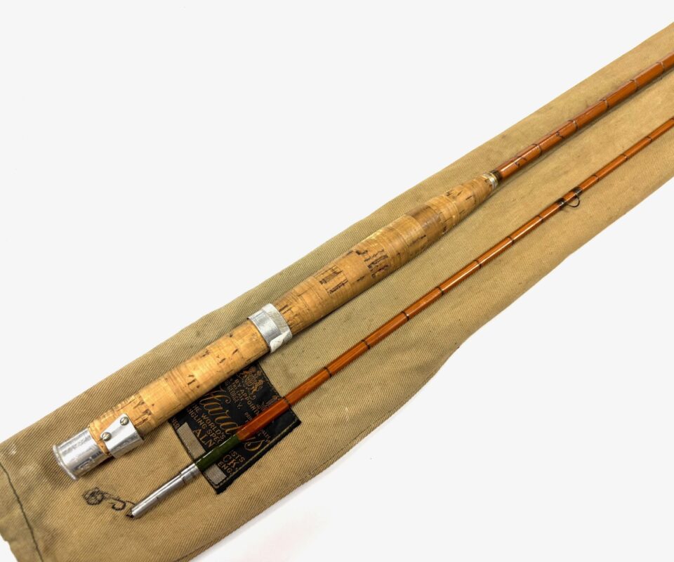   Hardy CC De France 8' Cane Trout Fly Rod #4 With Bag