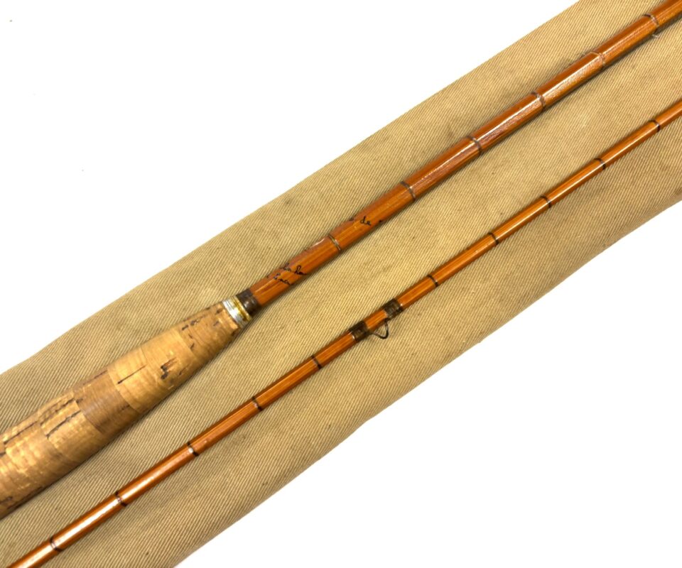   Hardy CC De France 8' Cane Trout Fly Rod #4 With Bag