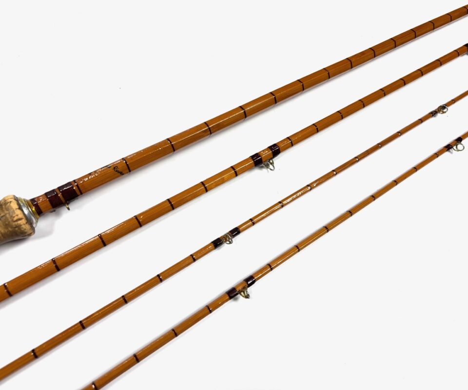   Hardy Palakona Rogue River 10' Split Cane Trout Fly Rod Plus Spare Tip & Bag