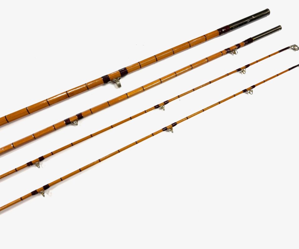   Hardy Palakona Rogue River 10' Split Cane Trout Fly Rod Plus Spare Tip & Bag
