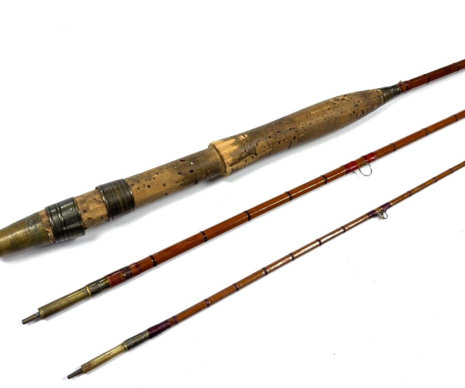   Allcock The Sapper 9′ 3 Piece Split Cane Trout Fly Rod