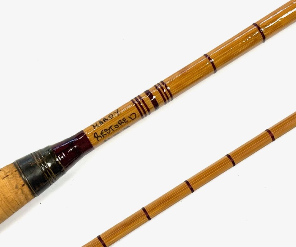   Hardy The Halford 9’ 6” 2 Piece Palakona Cane Trout Fly Rod Restored By Hardy 1999