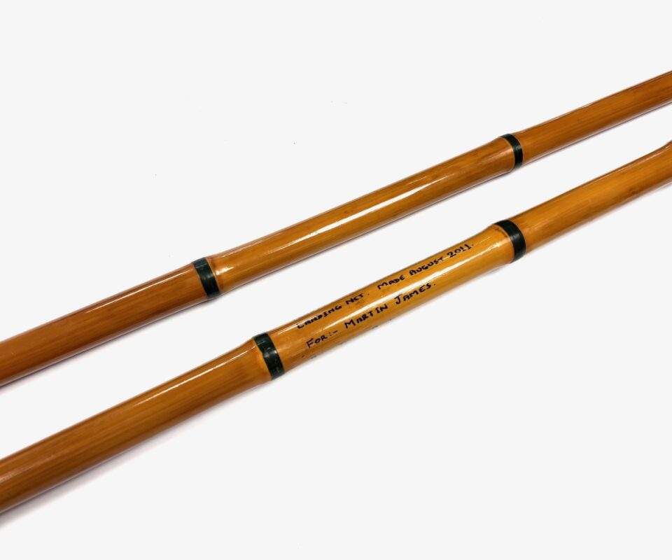   Dave Austin Beautifully Hand Made Traditional Cane 7' Landing Net Pole