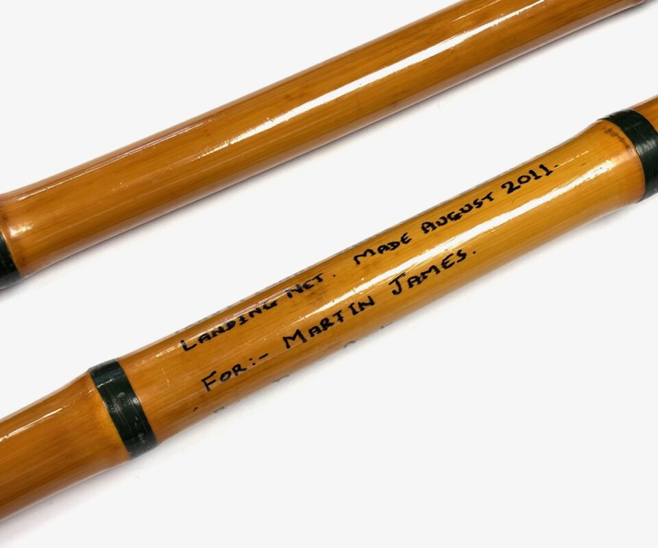   Dave Austin Beautifully Hand Made Traditional Cane 7' Landing Net Pole
