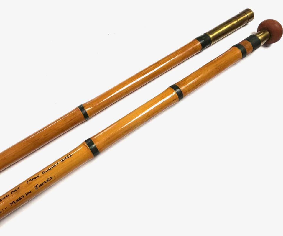   Dave Austin Beautifully Hand Made Traditional Cane 7' Landing Net Pole