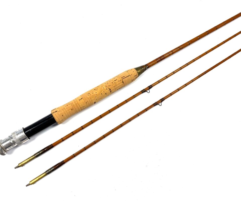  Hardy CC De France 9' Cane Trout Fly Rod With Spare Tip & Bag