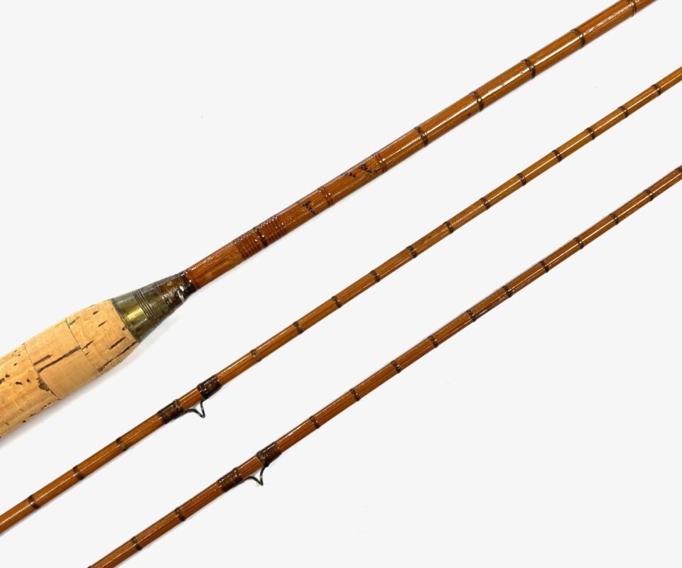   Hardy CC De France 9' Cane Trout Fly Rod With Spare Tip & Bag
