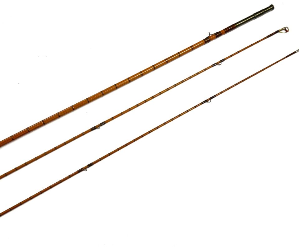   Hardy CC De France 9' Cane Trout Fly Rod With Spare Tip & Bag
