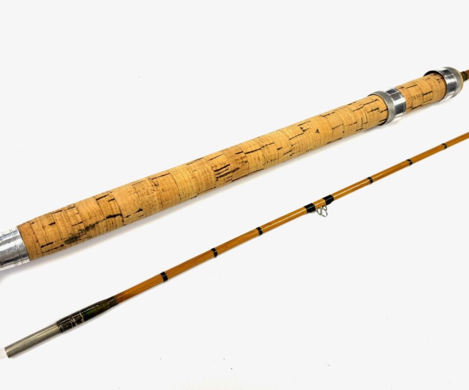   Hardy 8′ The Wanless 6Ib Line 2 Piece Split Cane Trout Fly Rod