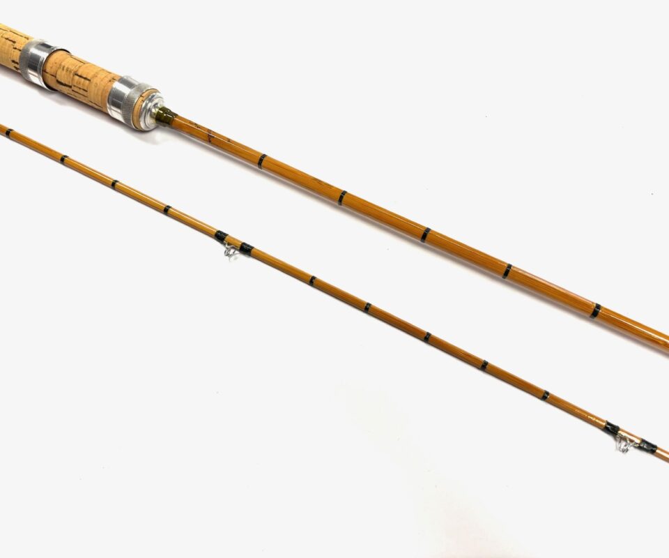   Hardy 8′ The Wanless 6Ib Line 2 Piece Split Cane Trout Fly Rod
