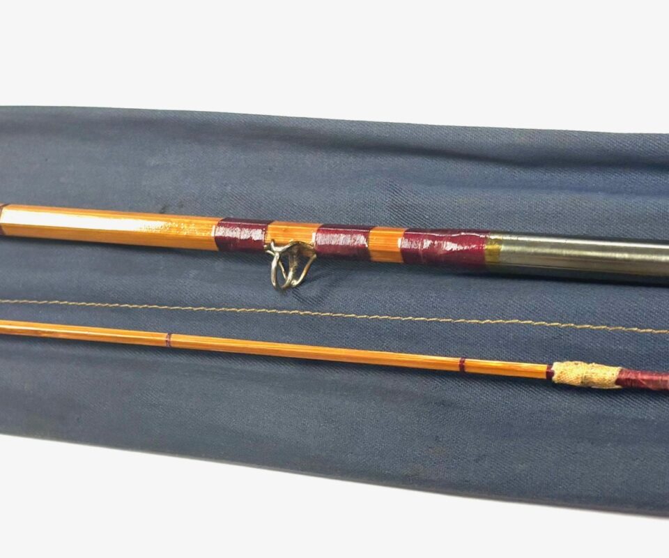   Windrush 8ft Martinez & Bird Ltd 2 Piece Cane Trout Fly Rod With Original Bag