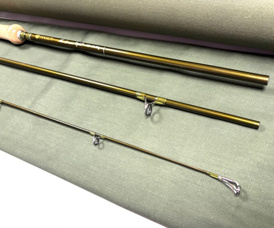   Hardy Marksman Spin 10' 3 Piece Graphite Spinning Rod With Bag 10-30g With Cordura Tube MINT