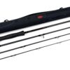 Vision 9' Big Daddy 2.0 4 Piece Trout Fly Rod Line #10 With Case Excellent