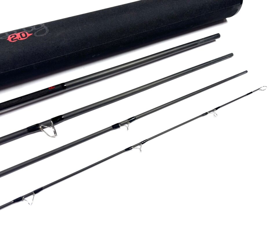  Vision 9' Big Daddy 2.0 4 Piece Trout Fly Rod Line #10 With Case Excellent