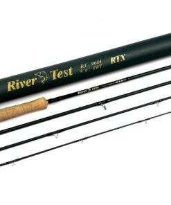   River Test 9' 6" RTX Trout Fly Rod Line #8 4 Piece With Bag & Tube
