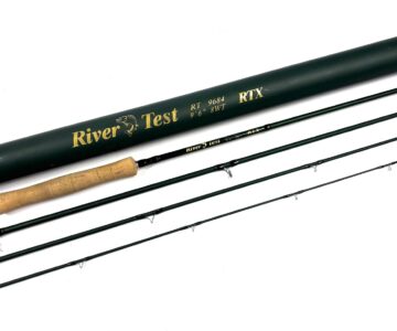   River Test 9' 6" RTX Trout Fly Rod Line #8 4 Piece With Bag & Tube