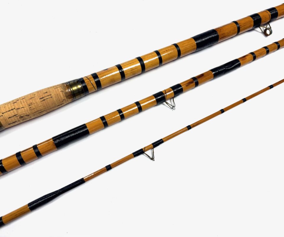   Martin James 14' 3 Piece Bamboo Cane Float Rod With Bag