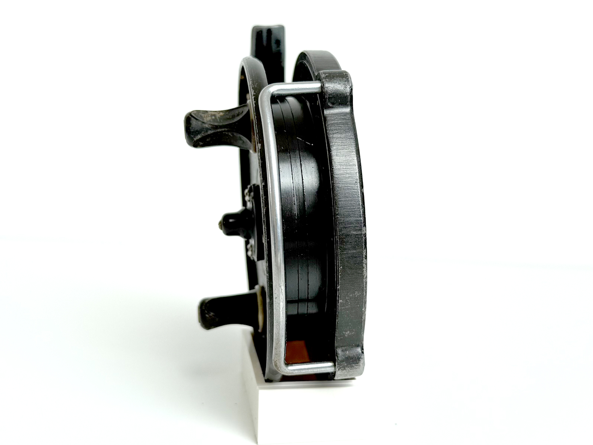 JW Youngs 4" Trudex Centrepin Trotting Reel With Box - Image 6