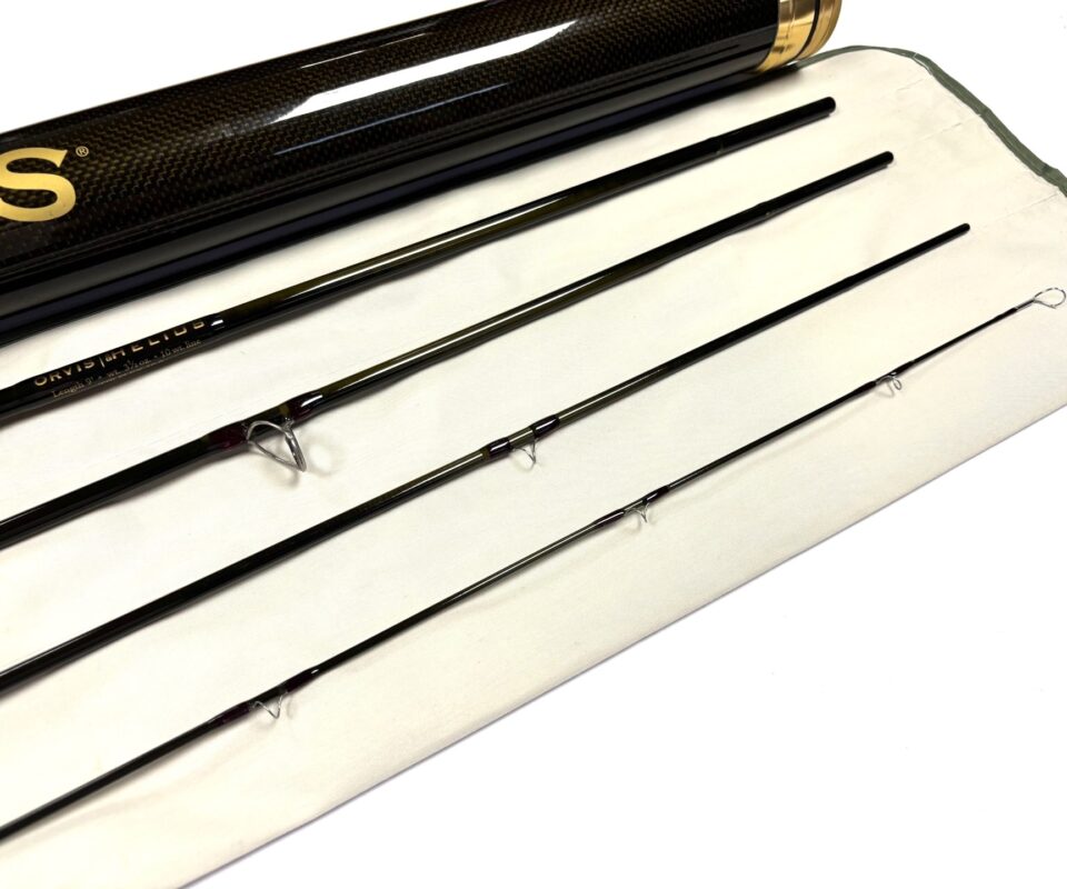   Orvis ZG Helios Tip Flex 9′ Line #10 Trout Fly Rod With Bag And Tube MINT