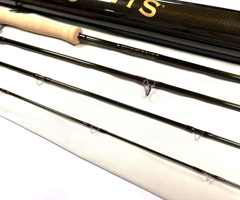   Orvis ZG Helios Tip Flex 9′ Line #10 Trout Fly Rod With Bag And Tube MINT