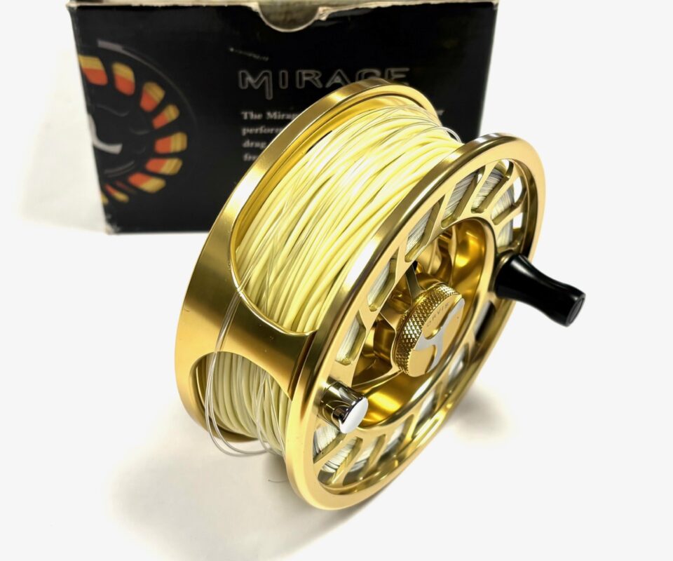  Orvis Mirage V Gold Fly Reel With Line #8-11, Pouch & Box