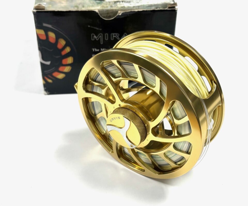  Orvis Mirage V Gold Fly Reel With Line #8-11, Pouch & Box