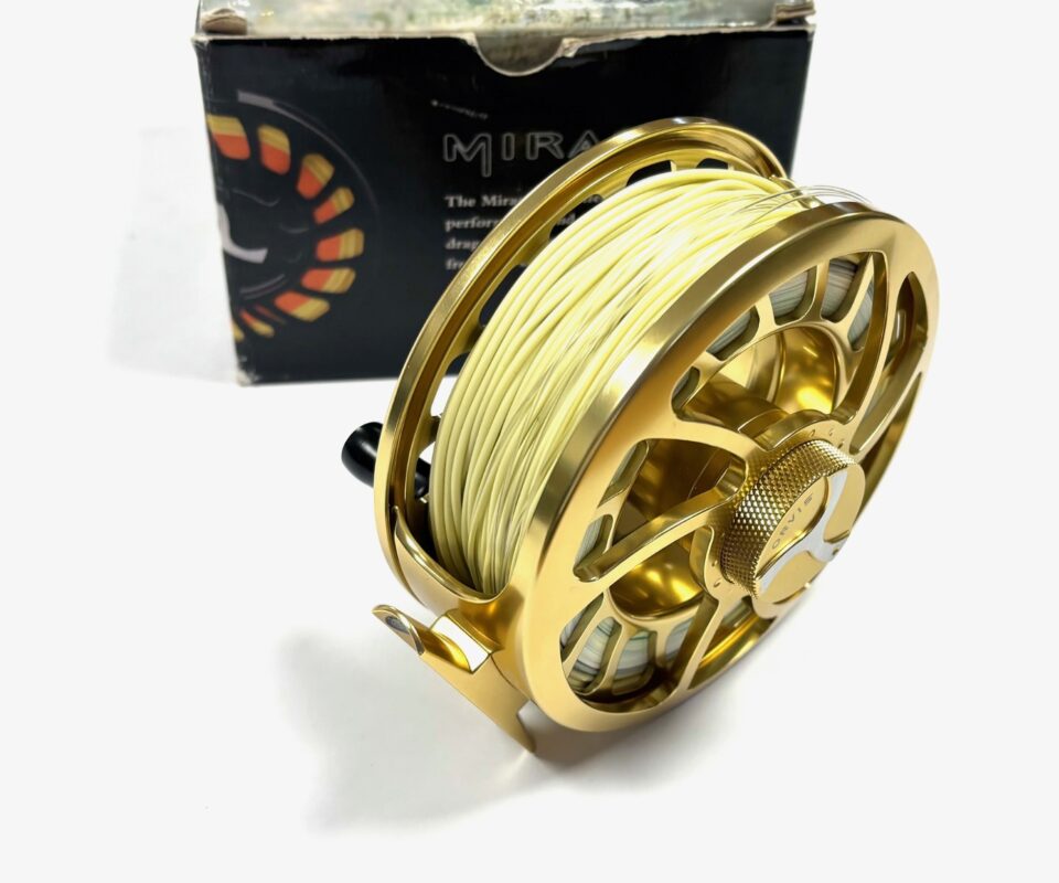   Orvis Mirage V Gold Fly Reel With Line #8-11, Pouch & Box