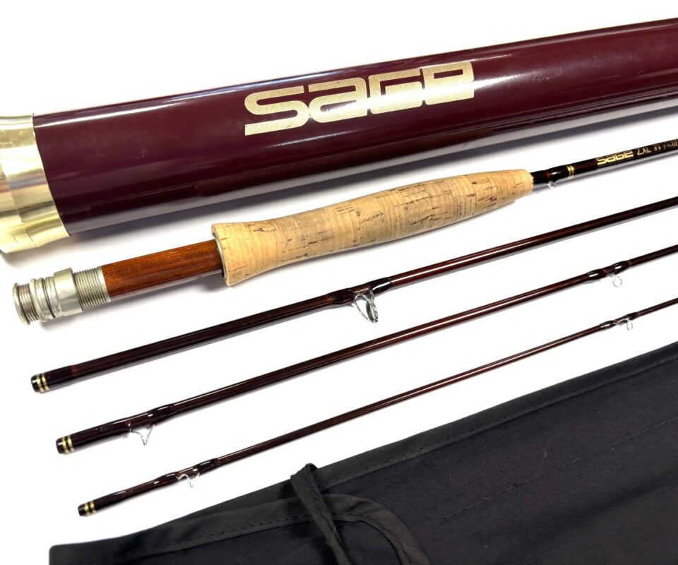Sage ZXL 486-4 8′ 6″ Carbon 4 Piece Trout Fly Rod Line # 4